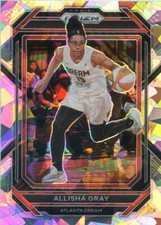 2023 Panini Prizm WNBA ALLISHA GRAY #45 CRACKED ICE PRIZM DREAM