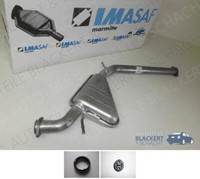 Imasaf Auspuff Mitteltopf FüR Lancia Kappa 20 20V Turbo + Sw + Anbauteile 98-01