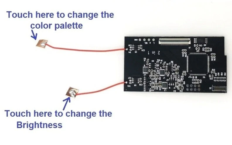 GameBoy Advance SP IPS v2 Backlight w/ Color Palettes NO SOLDER Mod Kit Game Boy - Image 2 of 4