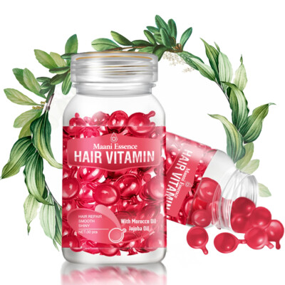 Hair Vitamin Serum Capsule Moisturizing Treatment Capsule Vitamins A C E B5