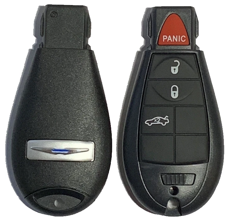 X2 NUEVA Llave Fobik Para Chrysler 300 2008 2009 2010 4 Botones IYZ-C01C Calidad Superior Foto 2 de 4