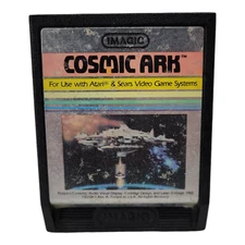 Vintage 1982 Imagic Cosmic Ark Atari 2600 Video Game Cartridge