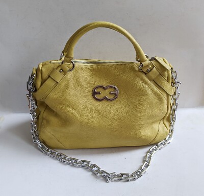 Genuine Escada Leather Handbag Bag Handmade