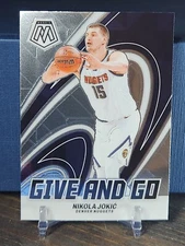 2023-24 Panini Mosaic #6 Nikola Jokic Give and Go Mosaic Denver Nuggets