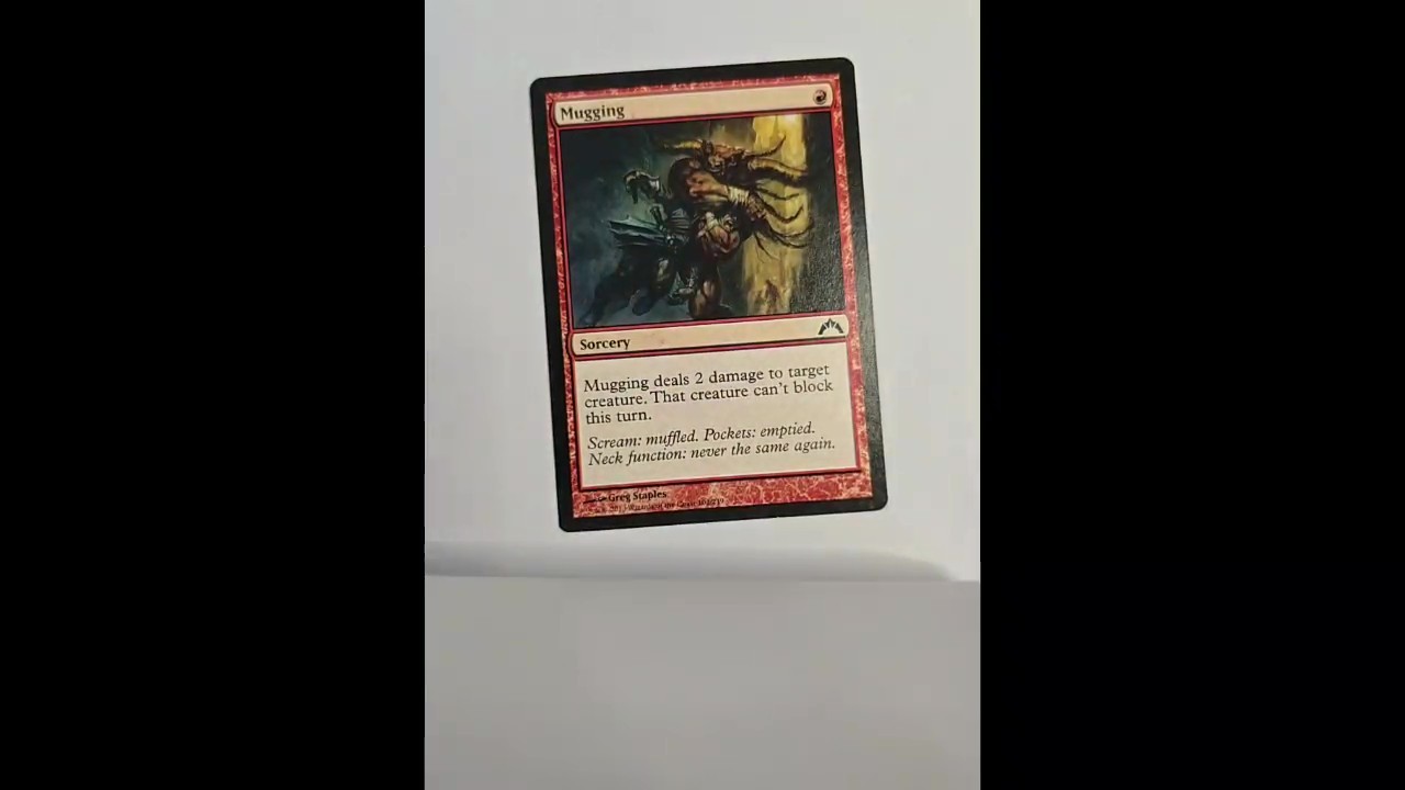 Mugging 102 Common Gatecrash Magic: The Gathering Lightly Played