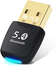 Adattatore Bluetooth PC - 5.4 Bluetooth USB, Bluetooth Dongle USB, Chiavetta Blu