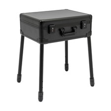 Barber Stylist Suitcase Carrying Case Box with Stand Mobile Barber Station Case