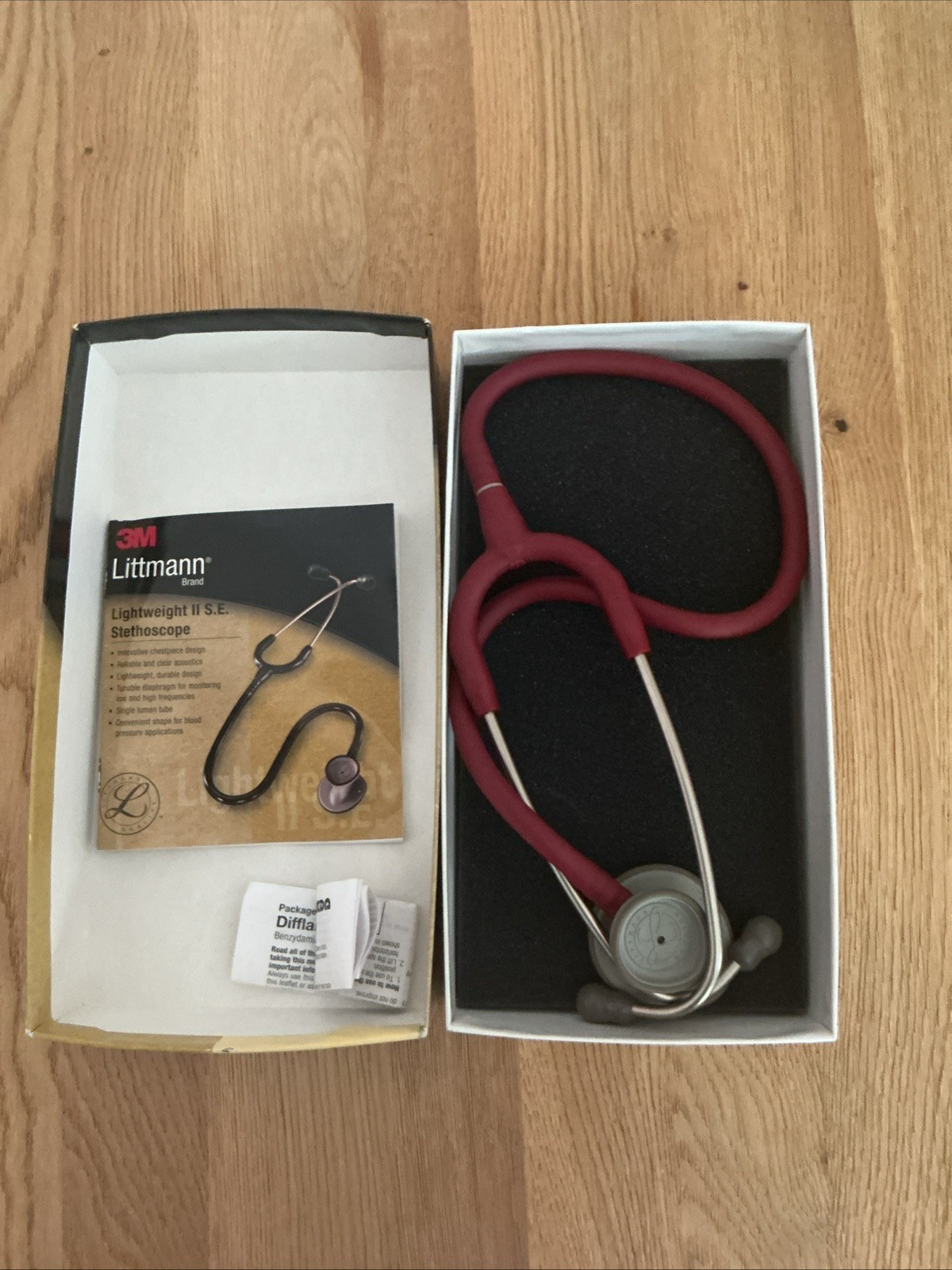 LITTMANN Classic II S.E Raspberry Stethoscope Boxed Never used.