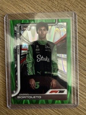 Gabriel Bortoleto /99 Portrait Topps Chrome 2025 F1