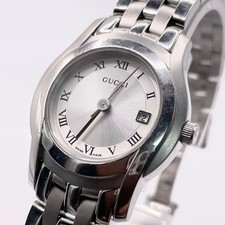 Brand new Battery Replacement/Working GUCCI Quartz Date Ladies Analog Wristwatch