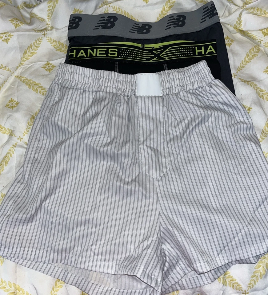 1 NB Hanes Unbranded Comfort Flex Mens cotton blend Boxer Shorts  Size Small - Image 2 of 3