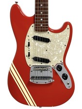 Fender Japan MG73-CO Mustang Fiesta Rosso 2012 Sensore Lacci Pickup Bloccaggio Gotoh