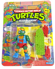 Vintage 1991 TMNT's "Skateboardin Mike" (#5142) MOC/ Est C9.0