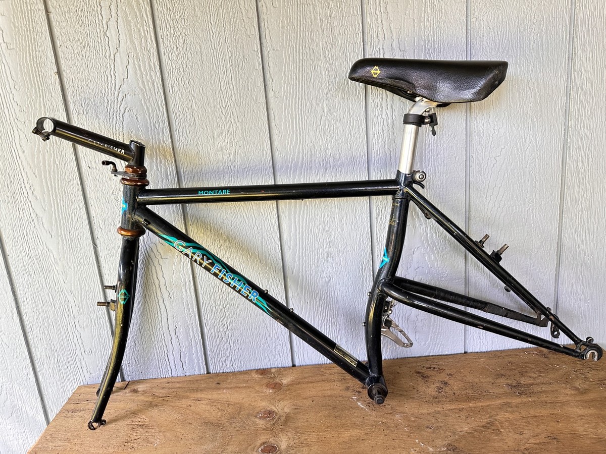 Vtg Gary Fisher Montare Bike Frame 17” Elevated Chainstay Tange