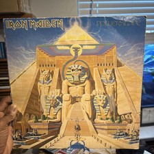 Iron Maiden "Powerslave" LP 1984 EMI 1st Pressing SJ 12321 COVER ONLY