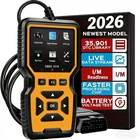 Professional OBD2 Scanner V519 - Car Diagnostic Tool, clears warning lights.
