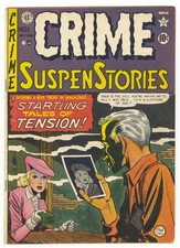 Crime SuspenStories #1 VG+ 4.5 EC Horror Comic 1950 Golden Age