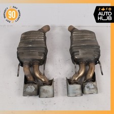 08-10 Mercedes W221 S63 Cl63 Amg Exhaust Muffler Mufflers Tips Set Oem