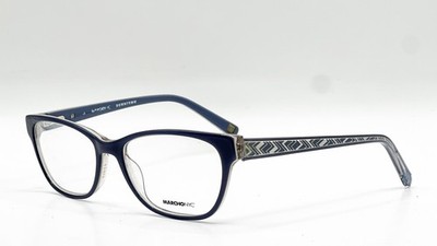 NEW MARCHON NYC BOWERY 460 DOVE BLUE AUTHENTIC EYEGLASSES 52-17
