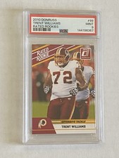 2010 Donruss Rated Rookie Trent Williams Psa 9