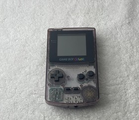 Nintendo Game Boy Color Atomic Purple Console Handheld System- Tested -READ!