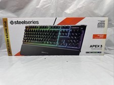 SteelSeries Apex 3 RGB Gaming Keyboard 10-Zon...