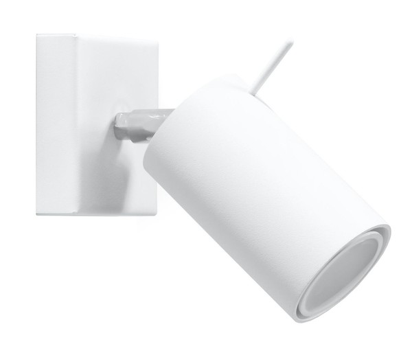 Wandleuchte Flexibel Weiß GU10 Wohnzimmer Schlafzimmer H:8 Cm Wandstrahler Flur-image