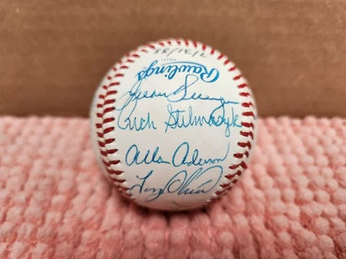 VTG 1988 Minnesota Twins TEAM AUTOGRAPHED ROALB Baseball w/ 23 Autos "DiMag"