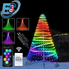200LED Waterfall Light Christmas Tree Fairy String Lights Waterproof Party Decor