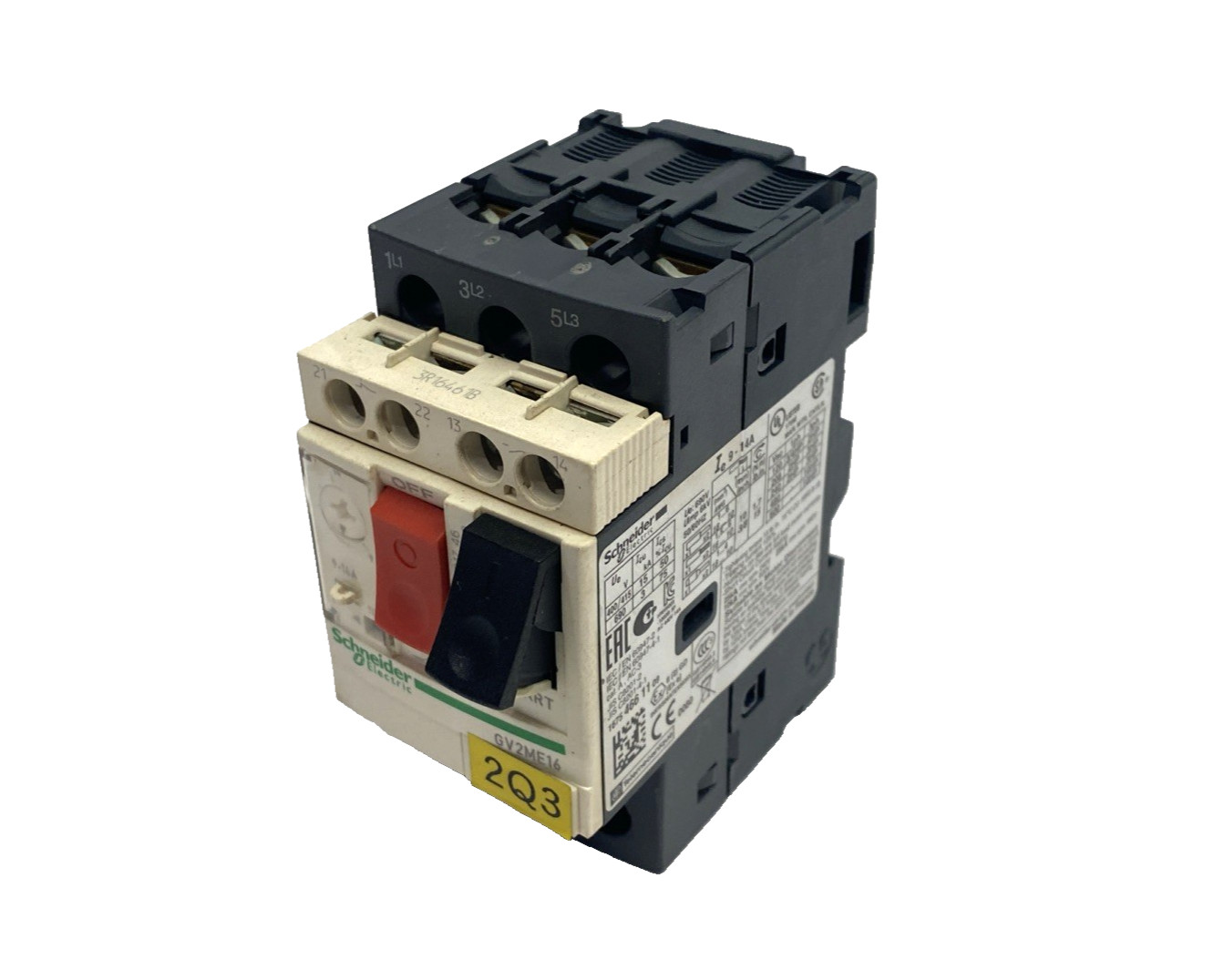 Schneider Electric GV2ME16 TeSys Deca Manual Starter & Protector 9-14A