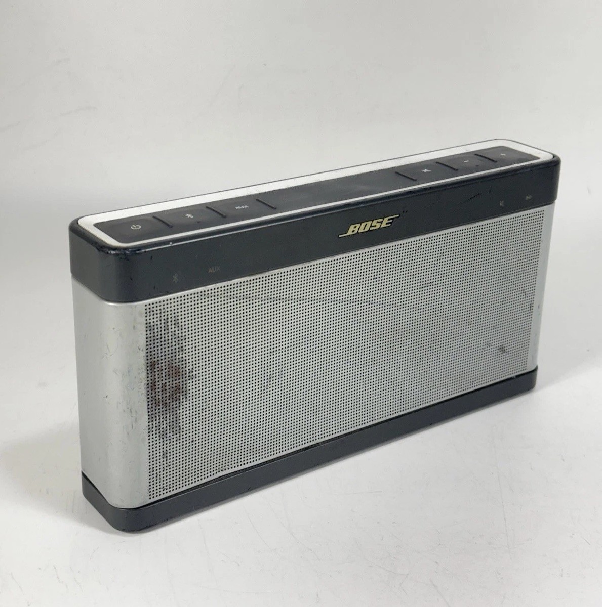 ☆美品☆Bose SoundLink Bluetooth speaker III Bose SoundLink III Gray Bluetooth Portable Speaker with Power