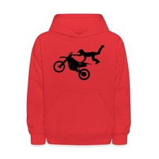 Motocross Motorcycles Athlete Sport Tricks Kids' Hoodie