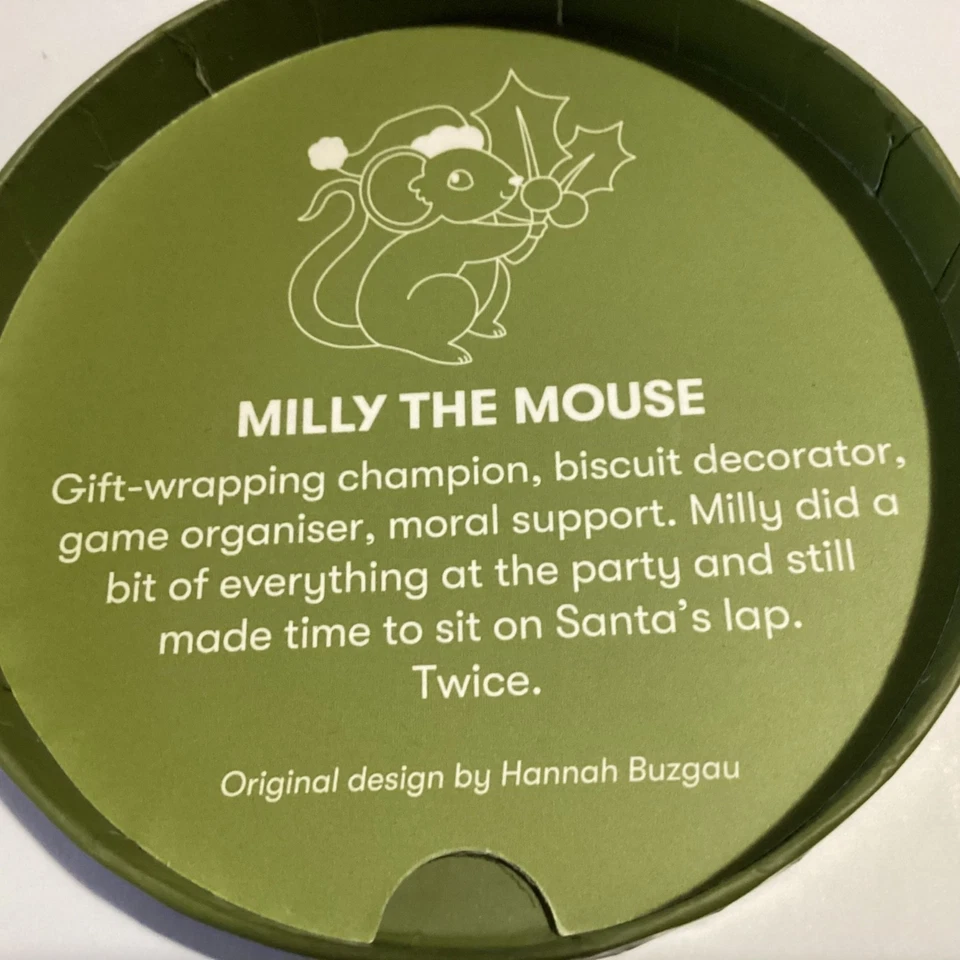 Broche Erswilder - Milly The Mouse - Navidad - 2025 Feliz colección Foto 4 de 4