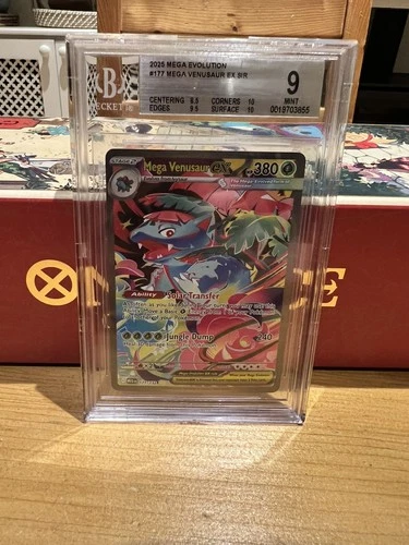 Pokémon TCG Mega Venusaur EX SIR 177/132 BGS 9