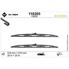 Wischblatt Set für BMW 3-er E30 E36 Z1 vorne SWF 23844163