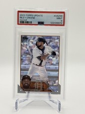 2023 Topps Update Riley Greene Clear /10 RC PSA 9 MINT Tigers US298