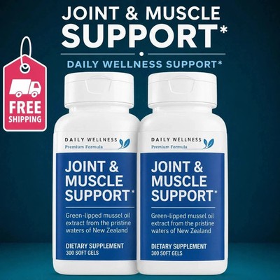 Pack Of 2 Omega XL 300 Capsules-Green Lipped Mussel Joint-Muscle Relief Ship USA