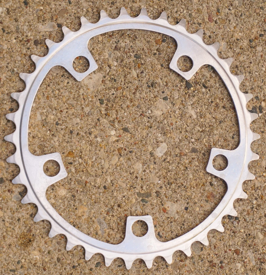 Plato Surly Acero Inoxidable 38T 110 BCD De Colección Old School BMX Fixie de Una Velocidad Foto 3 de 3