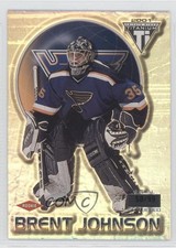2000-01 Pacific Private Stock Titanium 58/99 Brent Johnson #141 0f8