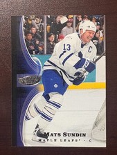 2005-06 Upper Deck Hockey Power Play Mats Sundin #85 - Toronto Maple Leafs
