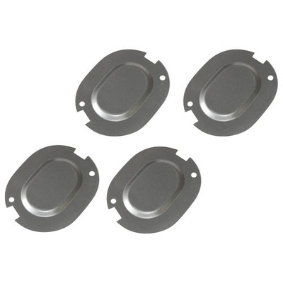 Trunk Floor Drain Plug Plates Covers 1964-66 GM Chevelle Cutlass