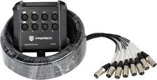 8-Channel Low Profile XLR Send Circuit Board Snake Cables, XLR Splitter Cable fo
