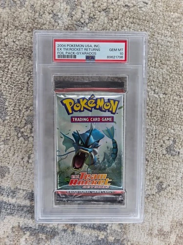 Pokemon EX Team Rocket Returns Booster Pack Gyarados PSA 10