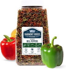 Dried Mixed Bell Peppers Diced Dehydrated Vegetables Cooking Camping Emergency