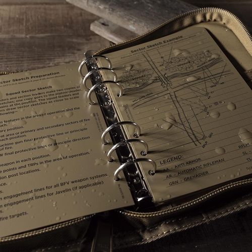 Juego de tarjetas de referencia tácticas resistentes a la intemperie Rite in the Rain, 4,625" X 7", hoja tostada - Imagen 4 de 12