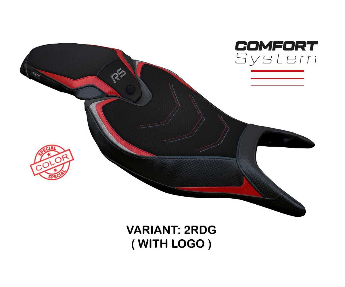 Seat cover Senna Comfort Red-Gray+logo TPZ Triumph SPEED T 1200 RS 2022 2026