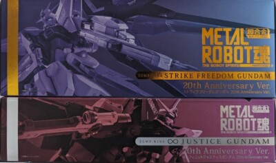 METAL ROBOT Spirits Infinite Justice & Strike Freedom Gundam 20th