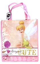 Eco Friendly Shopping Grocery Bag Tote Non Woven Disney Tinkerbell Fairy New