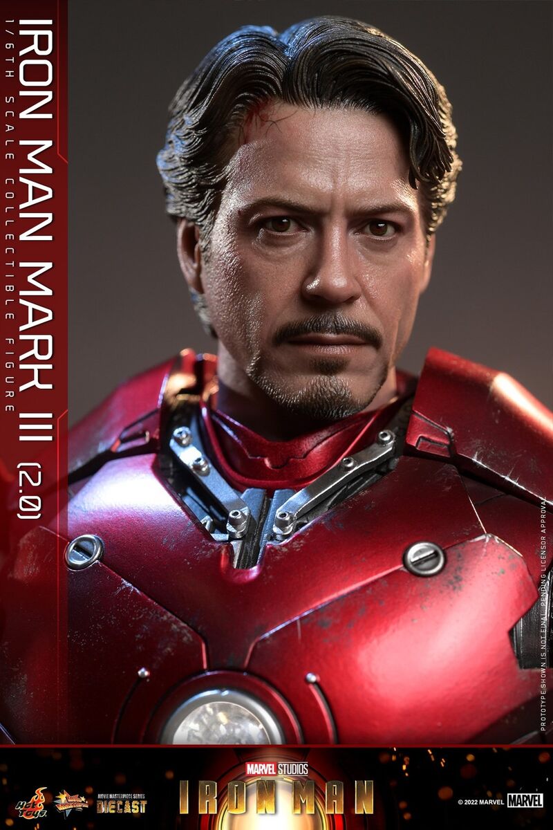 In Hand Hot Toys MMS664D48B Iron Man 1/6 Mark III (2.0 In Hand Hot Toys MMS664D48B Iron Man 1/6 Mark III (2.0
