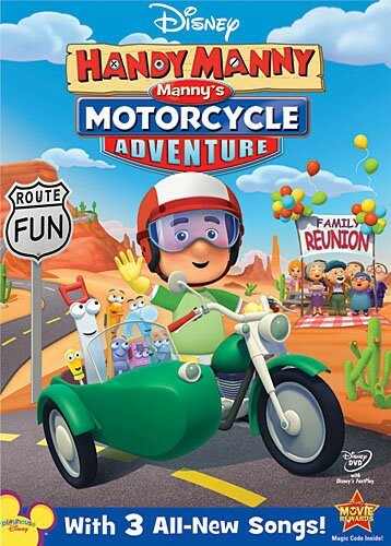 Disney Handy Manny: Motorradabenteuer, DVD mit Untertiteln, NTSC, Farbe, animiert - Bild 1 von 1